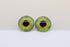 Glass Cabochon Iris Puppet Eyes - FROGGY - FurriFingers